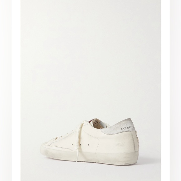 GOLDEN GOOSE
Superstar pearl-embellished distressed leather sneakers - Picture 3 of 5